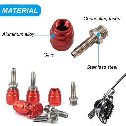 VANSIHO Bicycles Brake Olive connecting insert kit-fit for Sram Avid Hydraulic Disc Brake Hose