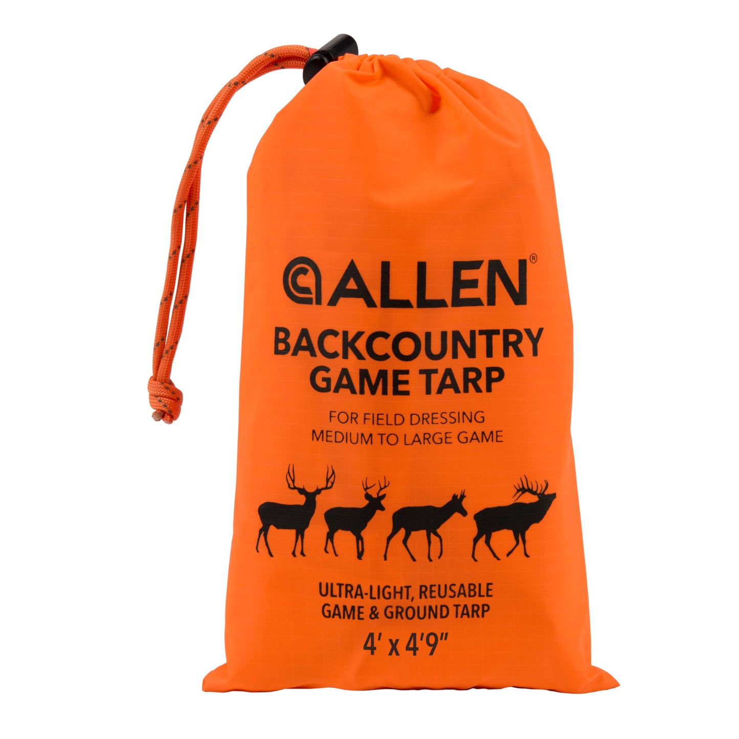 Allen Company Backcountry Game Tarp, 4’ x 4’9,” Blaze Orange