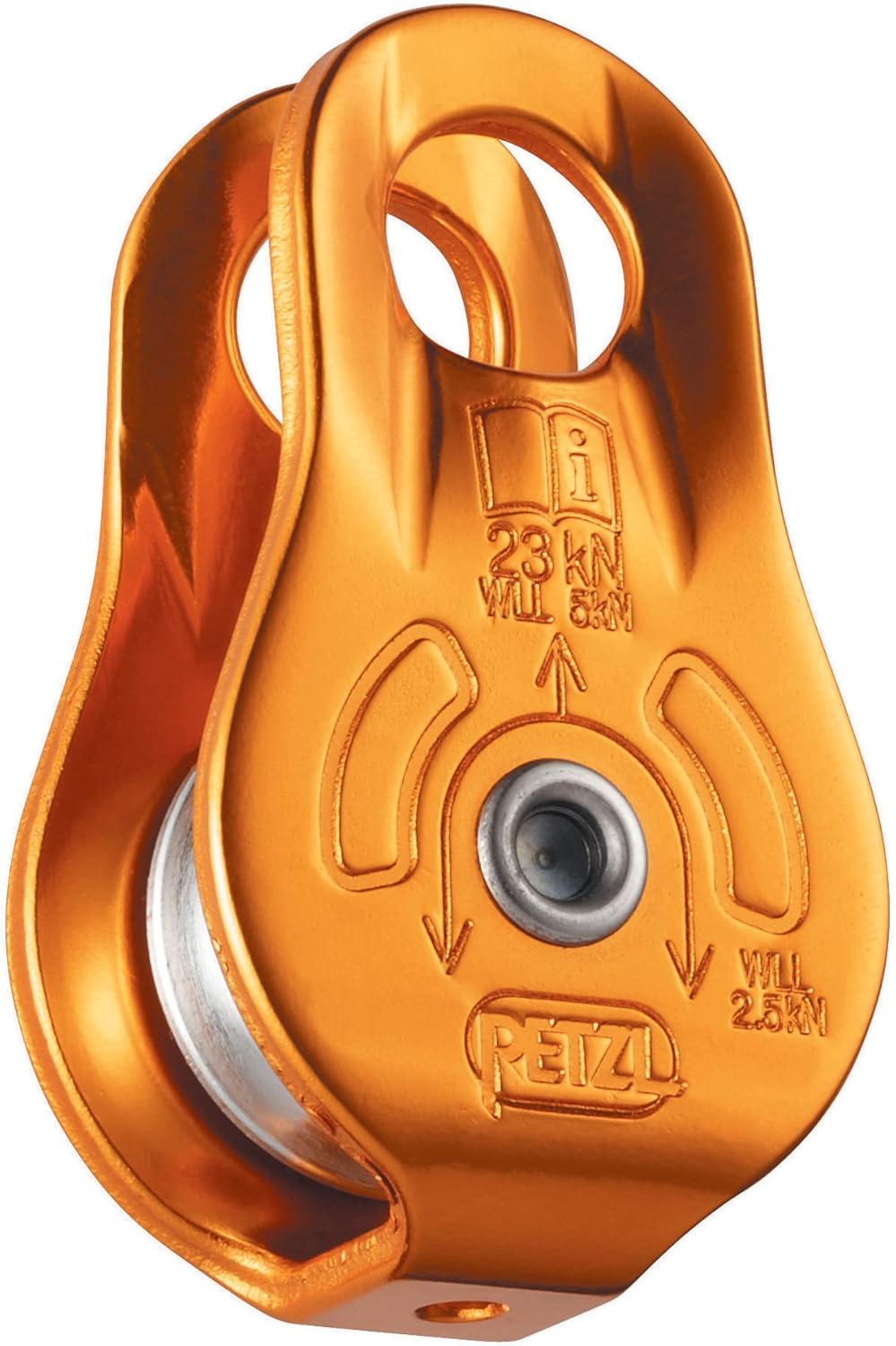 Petzl FIXE Compact Pulley for Hauling & Rigging - Versatile Fixed Side Plates