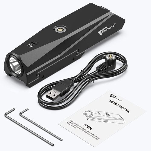 VOTATU P9L-G Tactical Light Laser Combo - 1600 Lumens LED & Green Laser Sight for Picatinny Rails with Magnetic Charger and Momentary/Constant-on Switch