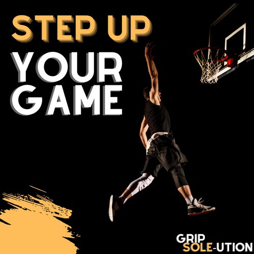 Grip Sole-ution Basketball Shoe Sole Grip Spray Spritz 4 oz - Protect Soles, Increase Traction, Cleans Rubber, Enhance Performance, Black