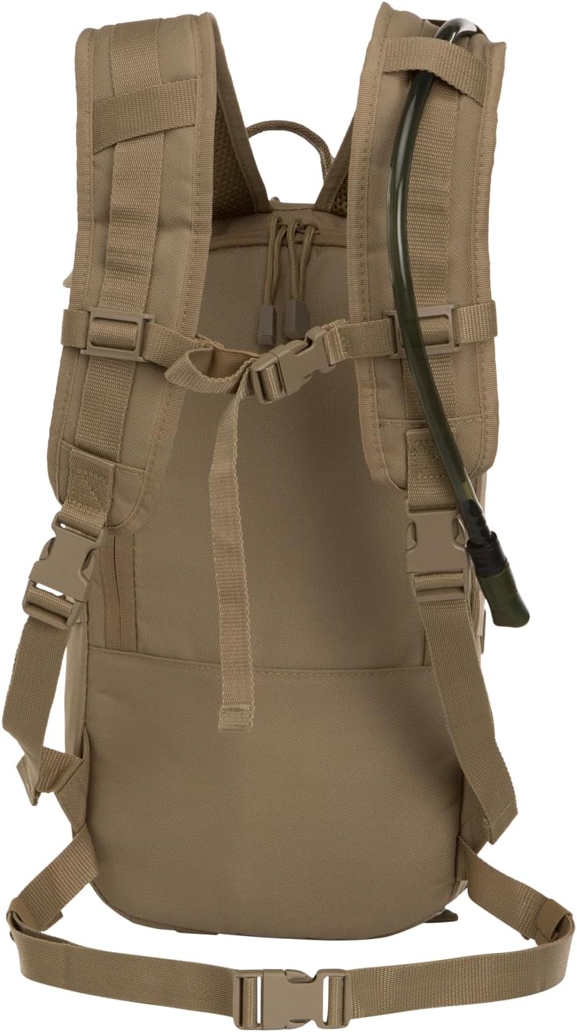 Surge Tactical Hydration Pack by Fieldline | Military Backpack with MOLLE System | Survival Bug Out Bag | 22L Storage Capacity + 3L Reservoir (Digital Sand)