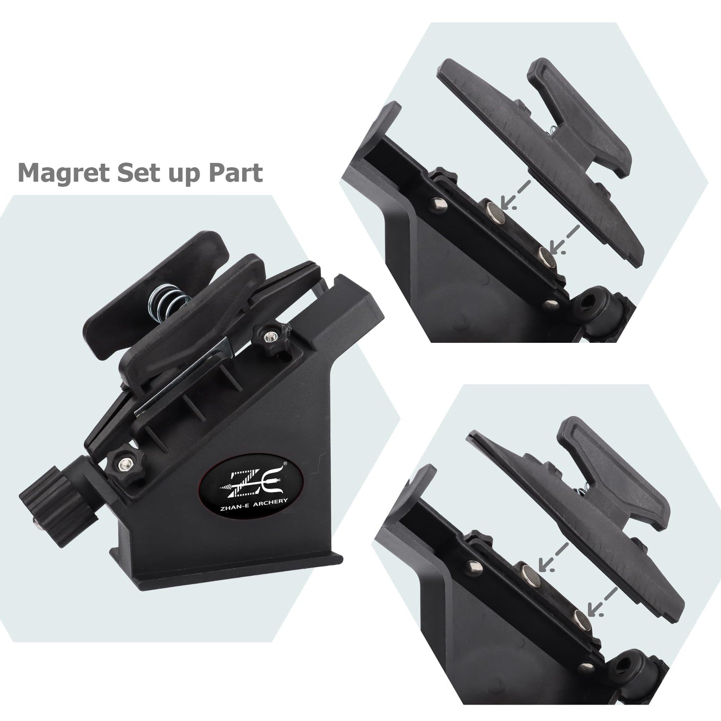 Arrow Fletching jig, Archery Arrow Fletching Jig with Straight and helical clamp for DIY Arrow Vanes Feather