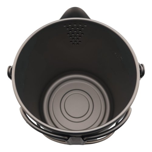 Valtcan Titanium Percolator Coffee Maker Pot 1.5L Filter Brew Ultralight Weight Camping Kettle 50 fl oz 6 Cup Capacity Glass Knob 395g Compact Kettle