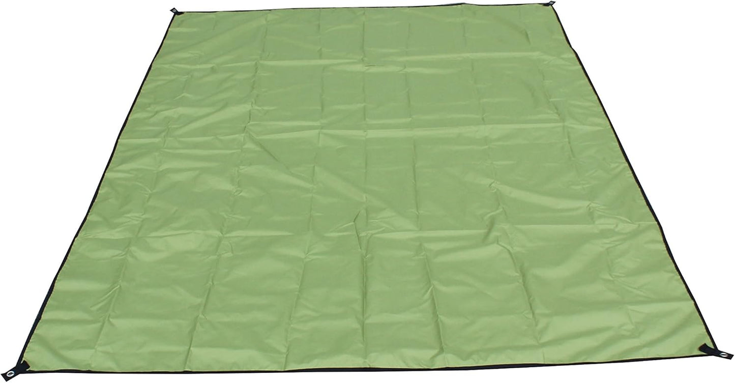 WoneNice 10x10 FT Waterproof Camping Tarp, Lightweight UV Protection Camping Cover for Tents, Beach, Picnics, Car and Adventure, Army Green