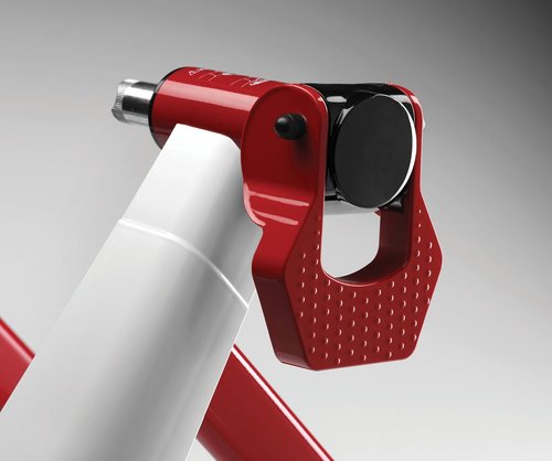 Elite Novo Force Trainer, Magnetic Resistance Bike Trainer, 8 Levels, Novo Force, for Wheel Sizes 24-29 inches, White