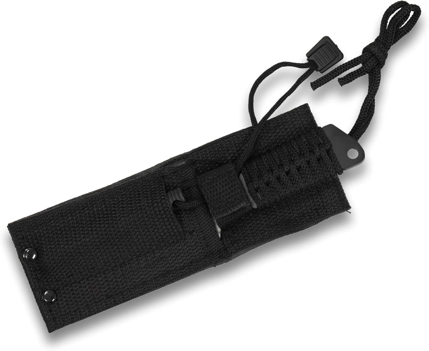 Survivor HK-759 Fixed Blade Knife, Two-Tone Tanto Blade, Black Cord-Wrapped Handle, 7-Inch Overall