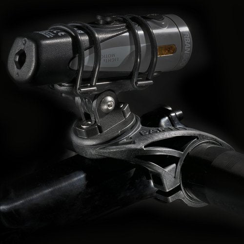 Bar Fly 4 MTB Bicycle Accessory Mount, Black, for Flat-Bars - Garmin, Wahoo, Polar, Bryton, Cateye, Mio, Omata
