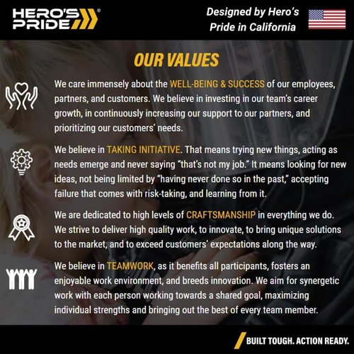 Hero's Pride Duty Belt Key Holder - Durable Ballistic Scabbard with Deluxe Metal Clip and Split Key Ring - Fits 2.25'' Tactical Belts for Law Enforcement