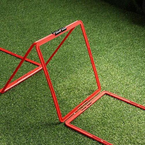 SUPVOX Square Agility Rings Speed Rings 6pcs Youth Agility Footwork Training and Speed Hurdles Ladder Portable Speed Agility Training Ladder, 43.00X43.00X0.20CM, 11033NCM1182Y