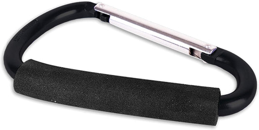 Stansport Jumbo Black Carabiner - Heavy-Duty Multi-Use Clip (Model 8010-20)