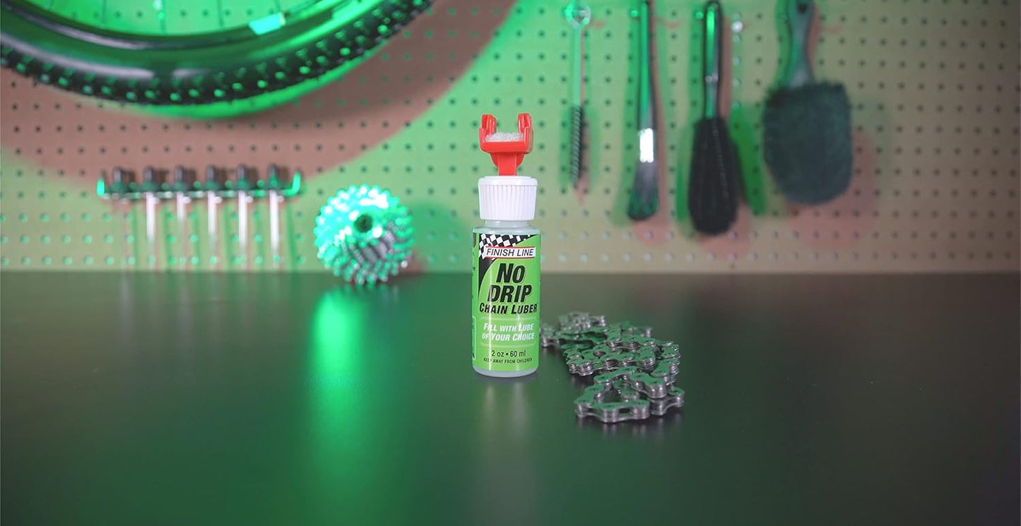 No Drip Chain Luber for Bicycles - Finish Line Bike Lubricant for Smooth Riding