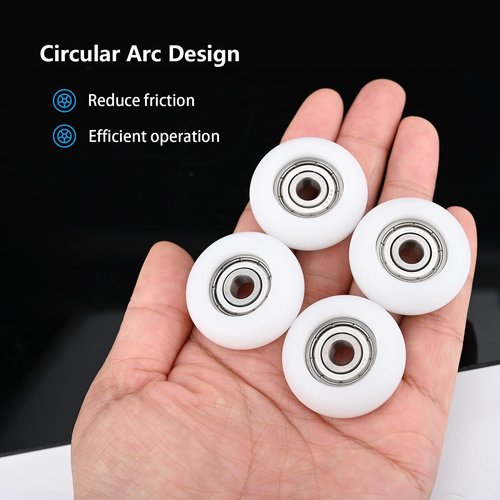Gym Replacement Wheel Fits for Total Gym Models 2000, 3000, Some 3000 XL, and a Few Very Early XL,Upgraded Set of 4 Rollers Kit