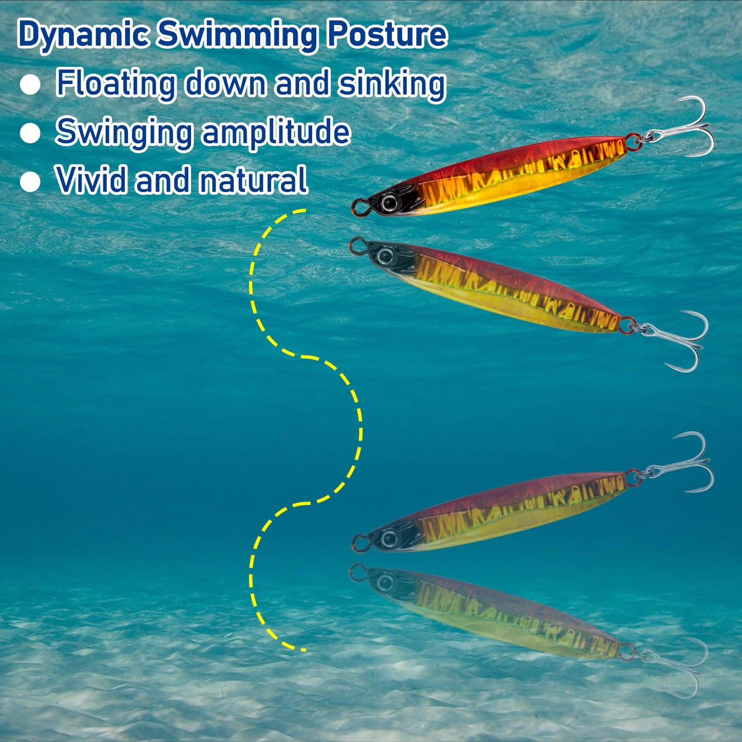 Dr.Fish 3 Pack Saltwater Fishing Jigs Jigging Spoon Fishing Lures Offshore Glow Vertical Diamond Metal Casting Jigs Saltwater Silver 1.5oz