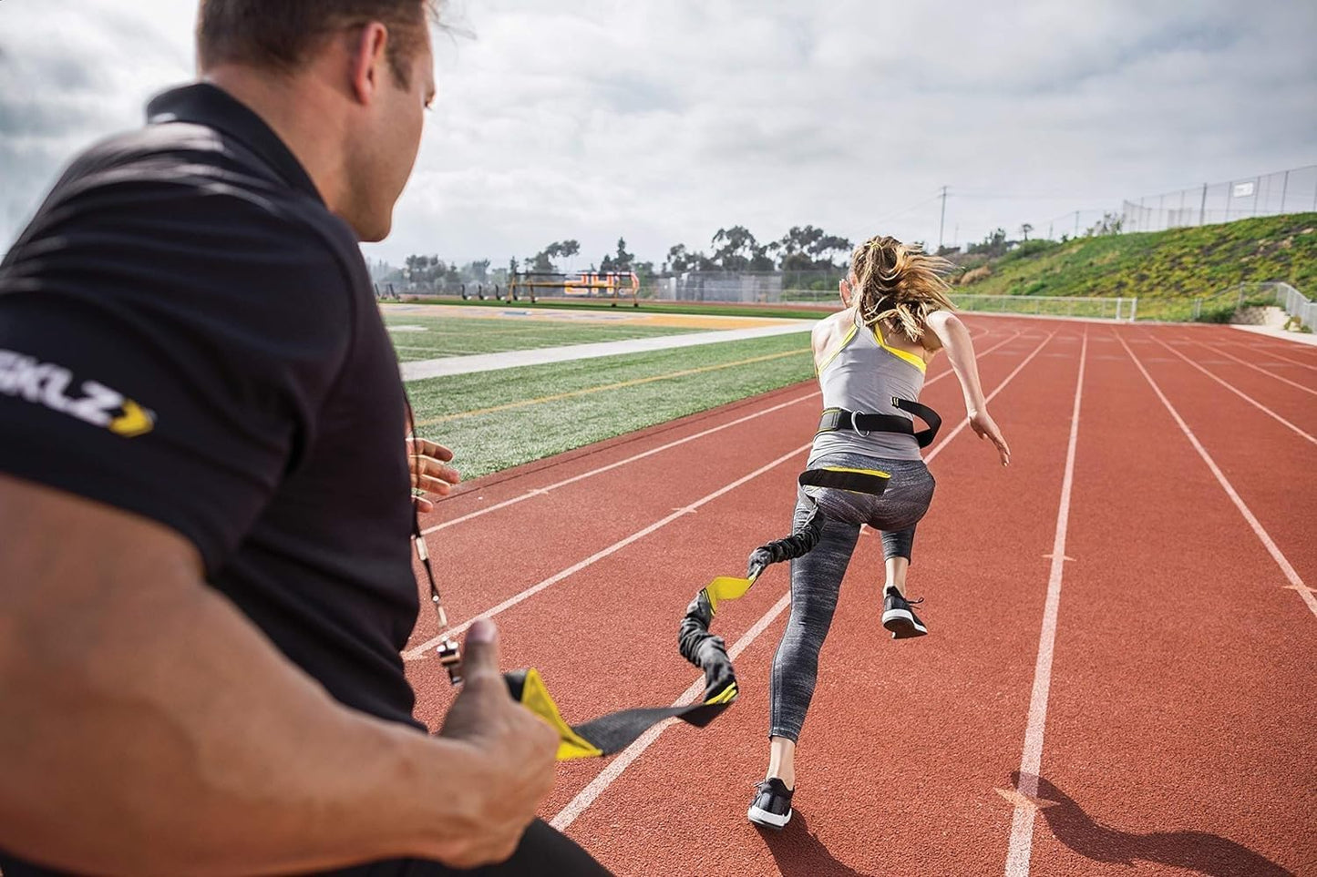 SKLZ Acceleration Trainer Release Resistance Training Belt, Black