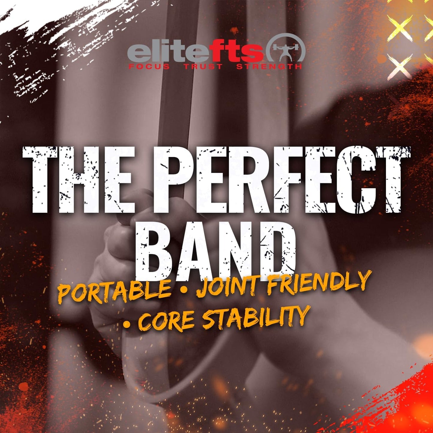 Pro Resistance Band for Core Stability & Flexibility - EliteFTS Portable & Joint-Friendly