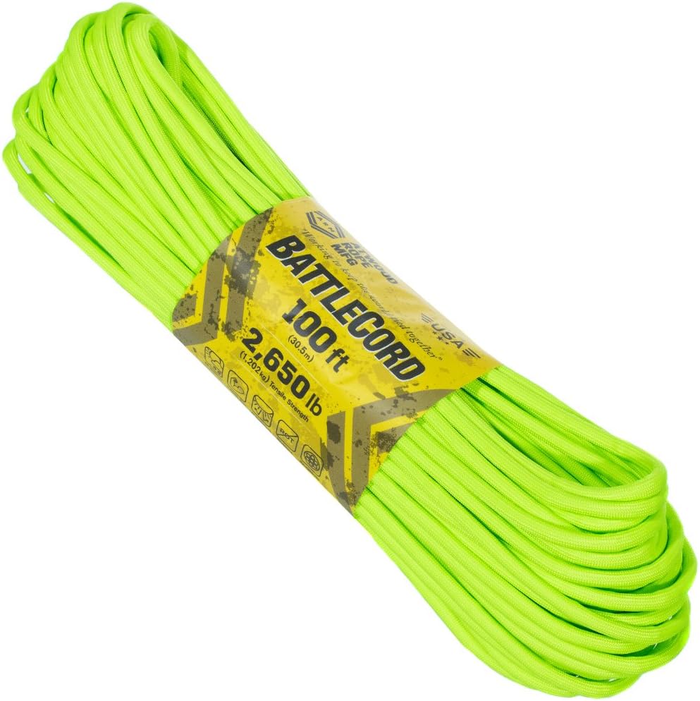 5.6mm BattleCord – Ultra Strong & Tough Rope – 2650lb Tensile Strength – USA Made