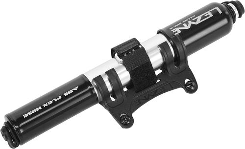 LEZYNE Alloy Drive Bicycle Tire Hand Pump, High Volume 90psi, Presta & Schrader, ABS Flex Hose, Compact Bike Pump