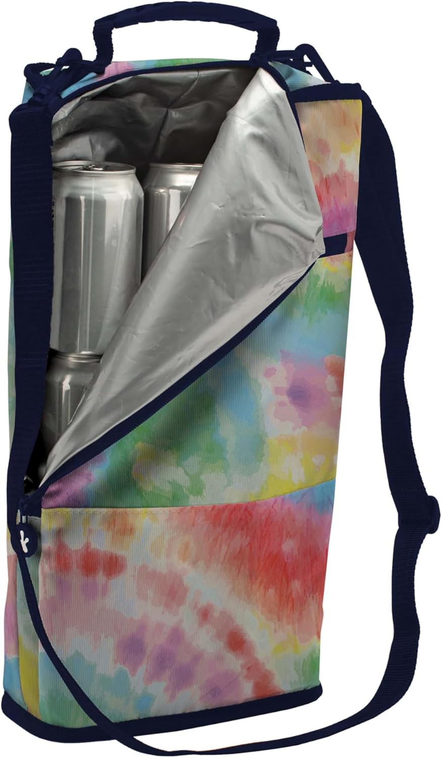 Geckobrands Verticool Insulated Soft Cooler Bag - Portable, Holds 9 Cans or 2 Wine Bottles, Ideal for Beach & Picnics