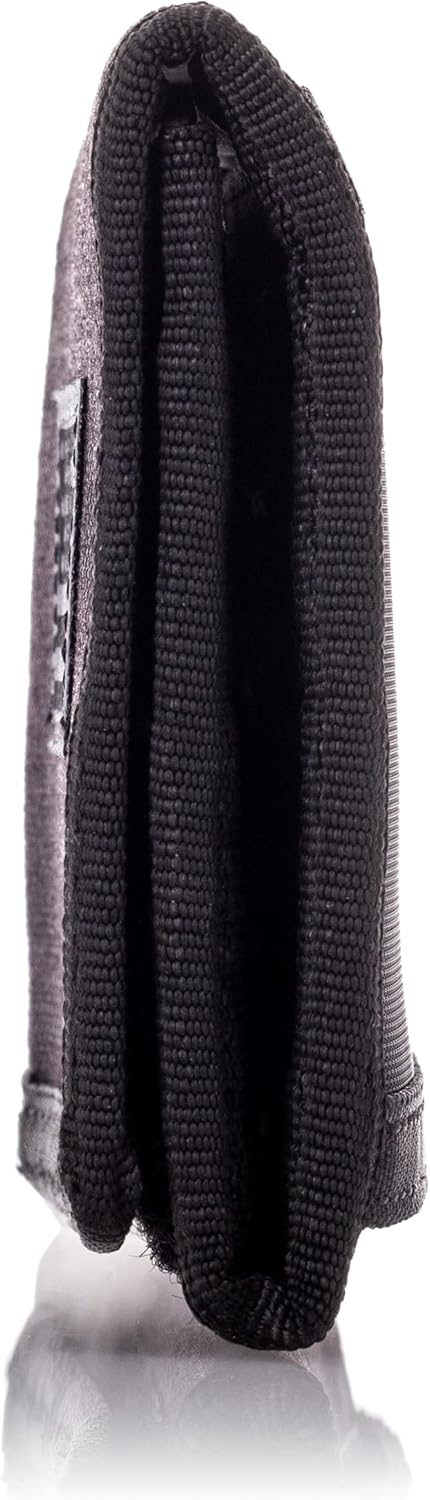 Rapdom mens Tactical RAPDOM Tactical Wallet, Black, 4.75" x 3.5" x .75"