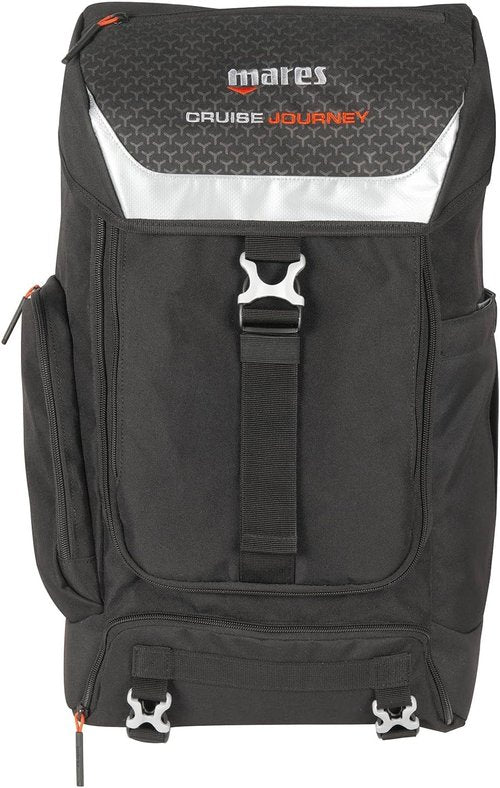 Mares Cruise Journey Backpack, Casual Air Traveling Diving Equipment Gear Bag w/Padded Shoulder Straps, 35-Liter Capacity