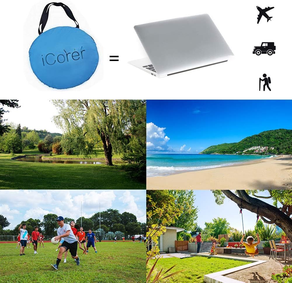 Automatic Pop Up Instant Portable Outdoors Quick Cabana Beach Tent Sun Shelter