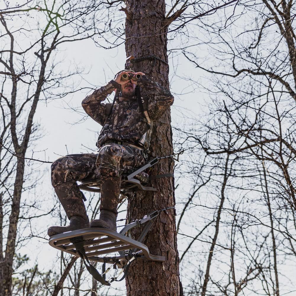 Summit Treestands OpenShot SD Climbing Treestand - Lightweight, Mossy Oak Camouflage