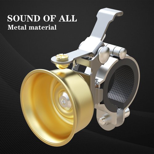 ORYXBOOST Bike Bell Brass Bicycle Bell - Loud Sound, Bike Bells for Adults Kids, Bicycle Bell Fit for 0.87-1.25in/22.2-31.8mm Adult Kid Bike Handlebars
