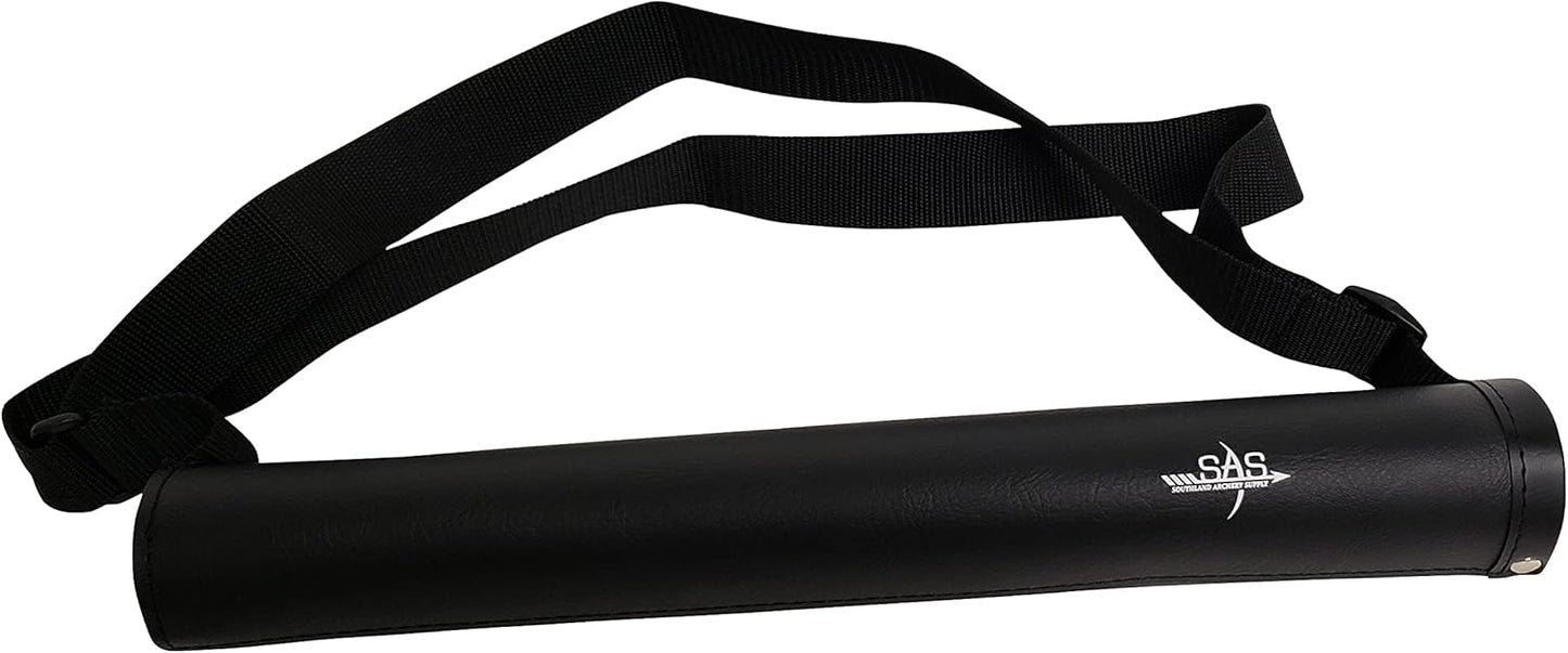 Southland Archery Supply SAS Leather Tube 17" Hip Quiver Arrow Holder with Belt Clip