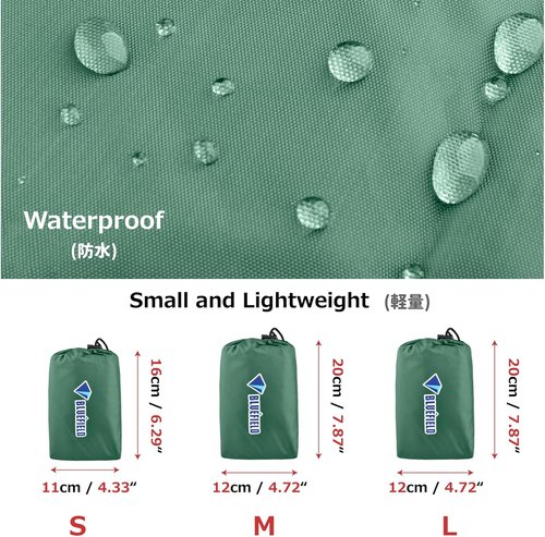 Azarxis Waterproof Camping Tent Tarp Hammock Rain Fly Footprint Ground Cloth Shelter Sunshade Beach Picnic Blanket Mat for Outdoor Camping Park Lawn