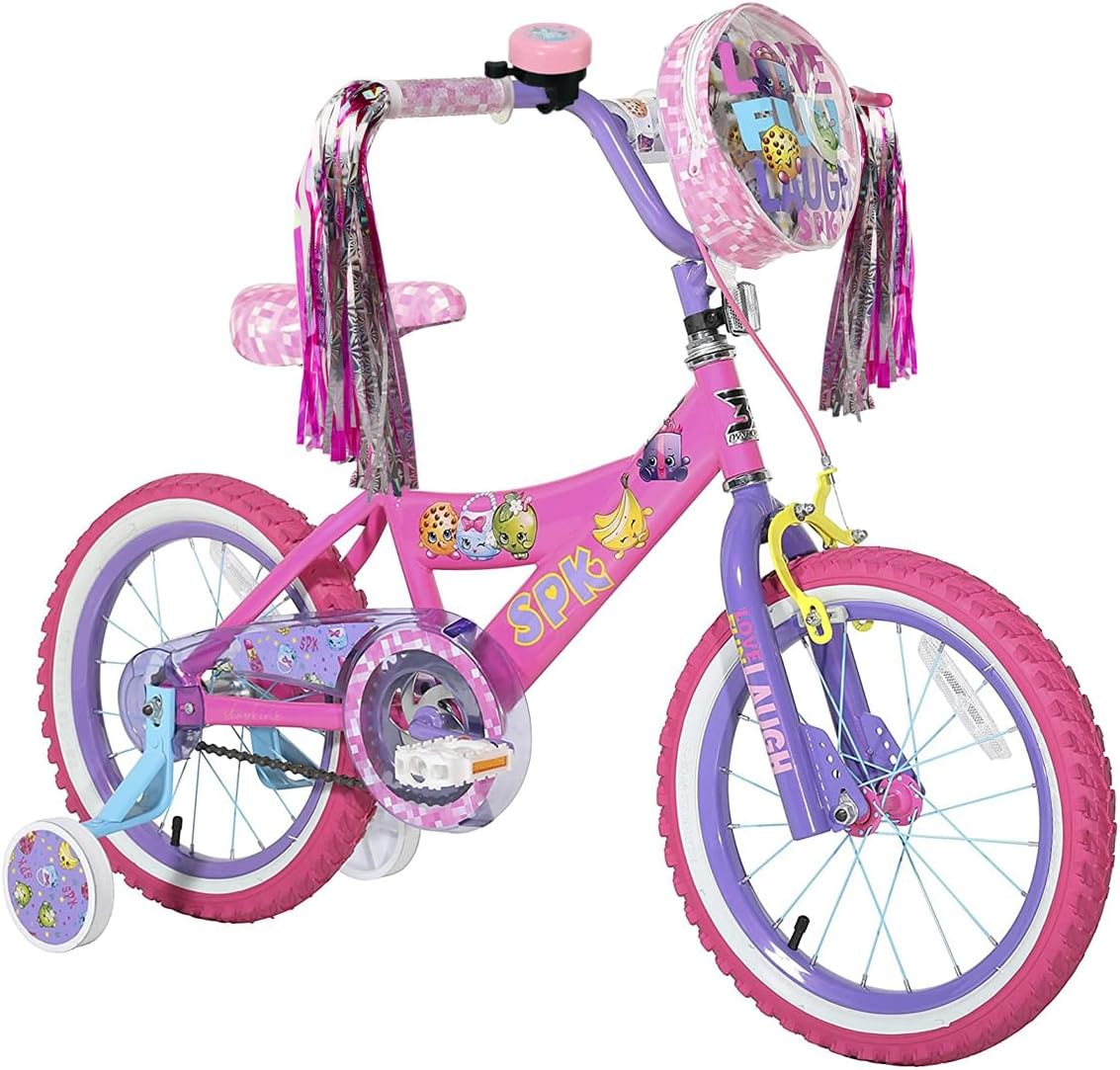 U-LIAN Kids Streamers and Bike Bell for Girls-1 Pack Flower Bicycle Bell with 2 Pack Handlebar Streamers Scooter Tassels for Children's Bike Accessories