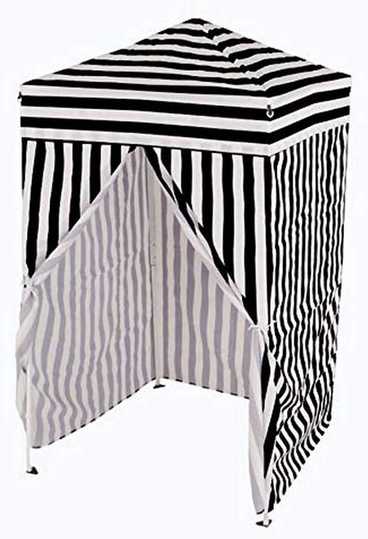 Impact Canopy 4' x 4' Portable Dressing Room, Pop Up Portable Changing Room, Navy Blue / White