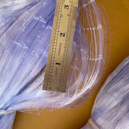 Nylon Silk Nets Fishing Net Gill Net semi-Finished Products 2.75x2.75cm Twine diam 0.20mm