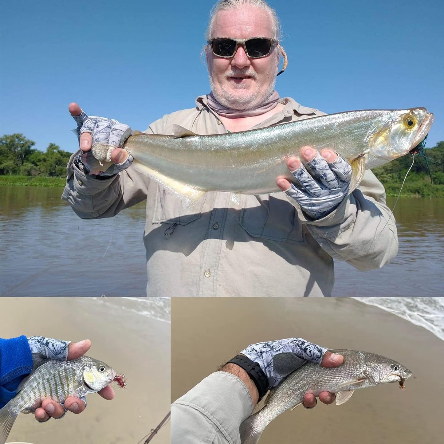 UPF 50+ Fishing Gloves | UV Protection for Men & Women | Outdoor Activities