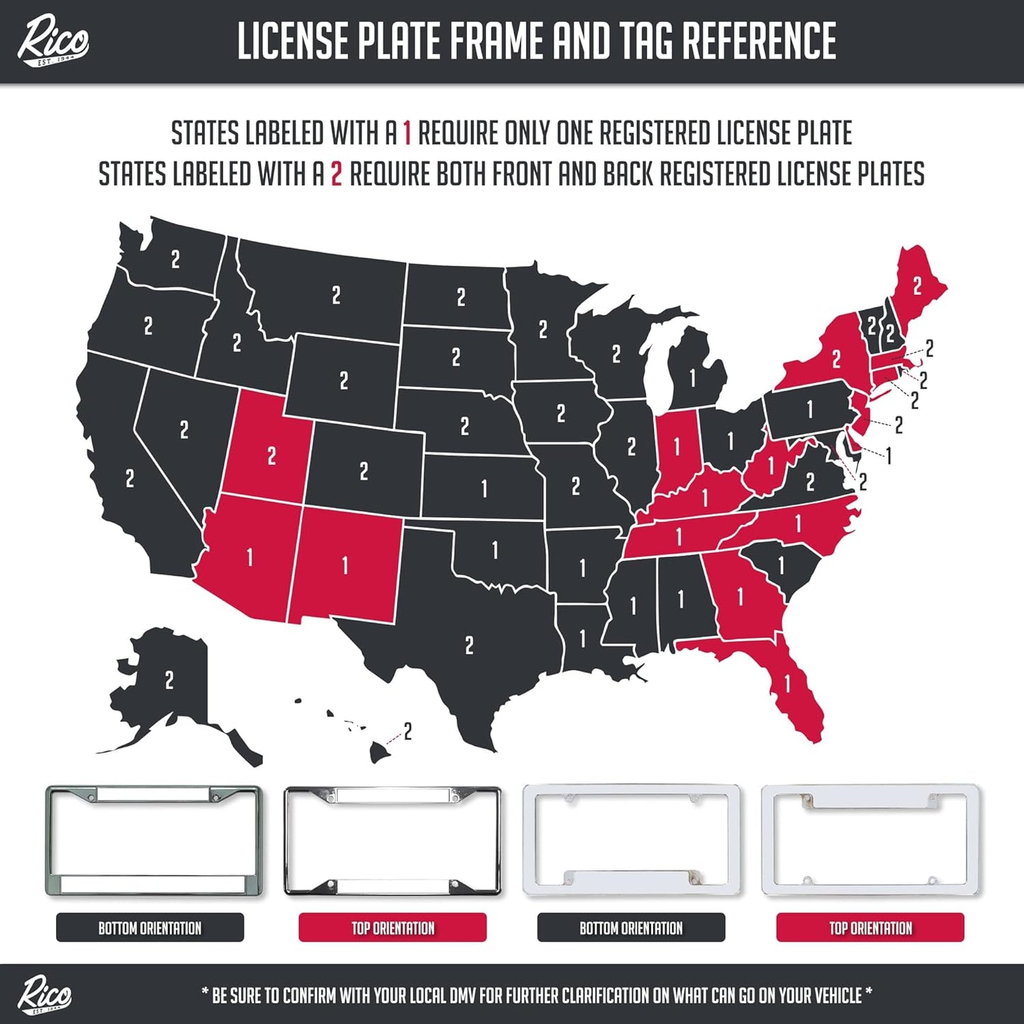 Rico Industries Ricepod NHL Detroit Red Wings Black Black Laser Cut Chrome Frame 12" x 6" 12" x 6" Black Laser Cut Chrome Frame - Car/Truck/SUV Automobile Accessory
