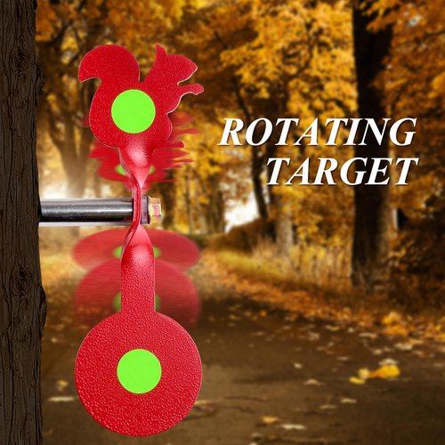BB Gun Targets Set Hunting & Shooting Targets Spinning Steel - Bear, Bird, and Rooster Sets Three Different Designs, Suitable for Air Guns, Slingshots, Rifle