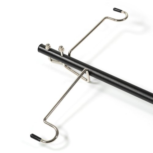 Phuma Camping Lantern Stand Hanging Pole for Portable Lamp - Folding Collapsible Outdoor Hanger Hook Holder, Black aluminium ; Copper
