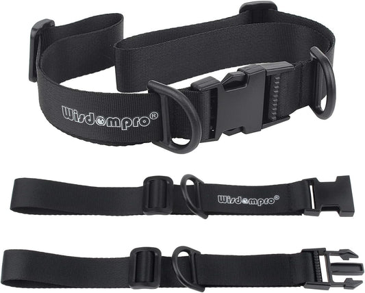 Wisdompro Backpack Chest Straps 2 Pack, Heavy Duty Adjustable Backpack Sternum Strap Chest Belt with Quick Release Buckle for Hiking and Jogging - with Slide Lock
