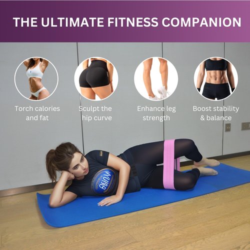 Tesistance Exercise Bands, Fabric Resistance Bands for Working Out Women and Men, 3 Levels Workout Bands, Non-Slip Booty Bands Set for Legs Butt Glute Squat