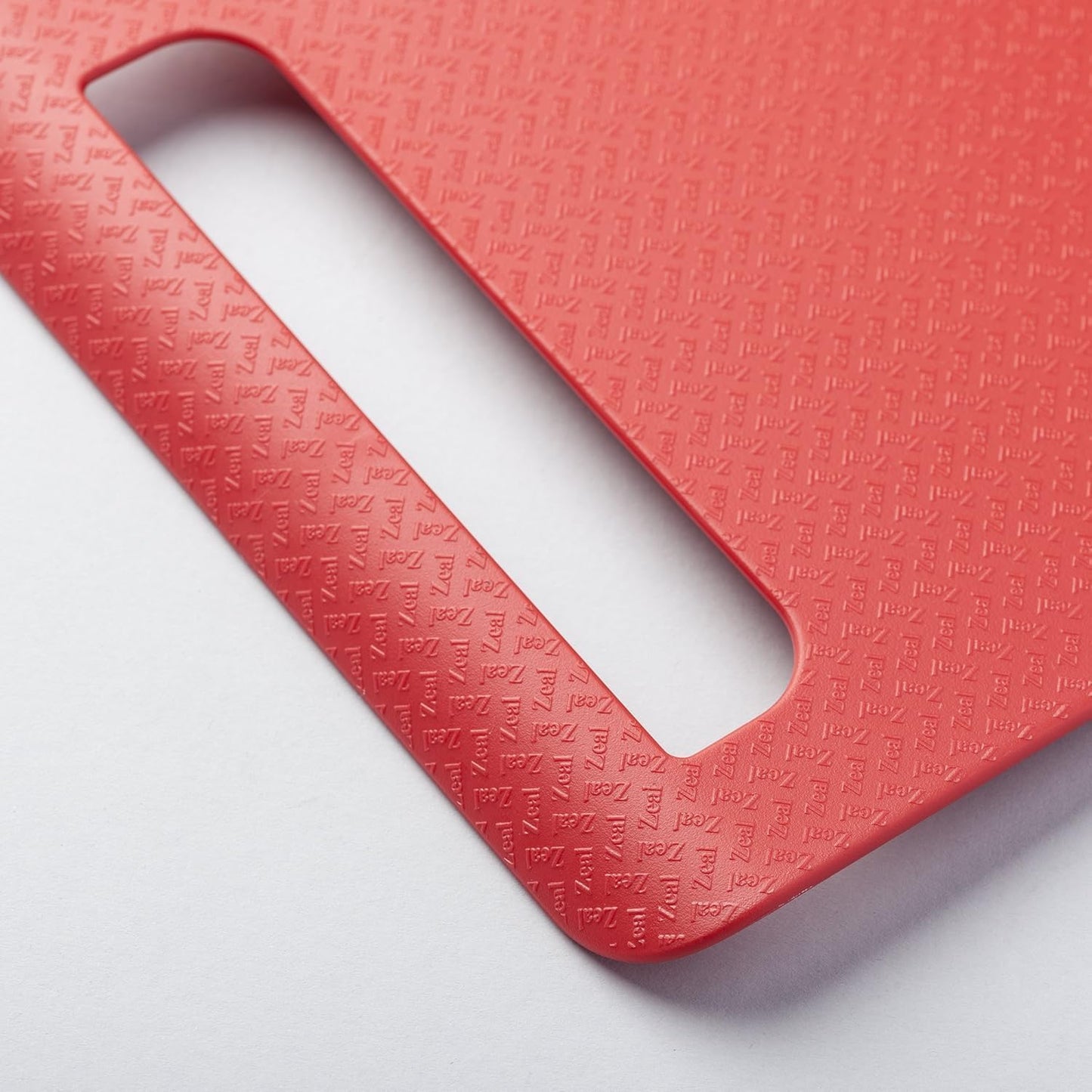 Zeal Straight to Pan Cutting/Chopping Board, 22L x 15W cm, Red 22x15cm