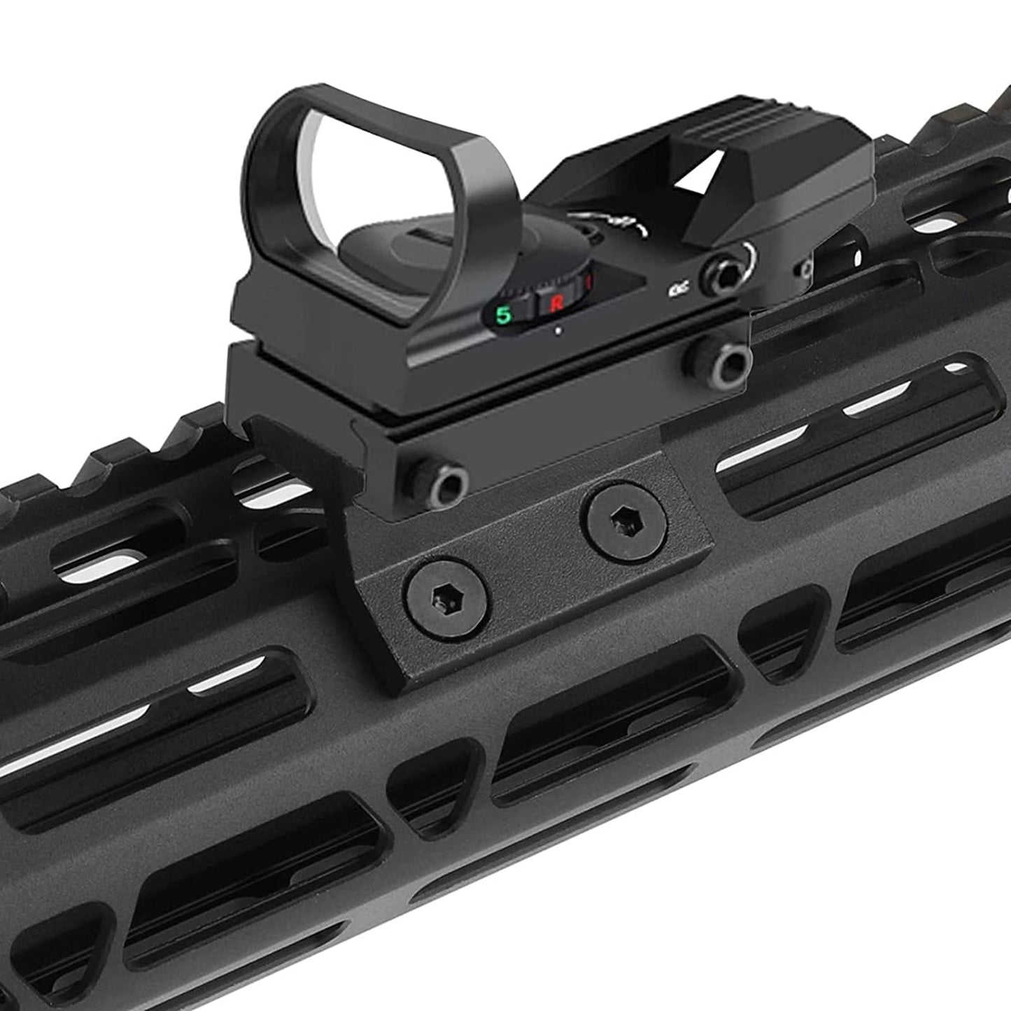 Karatgold 45 Degree Offset Single Picatinny Rail Mount, 3 Slot+5 Slot