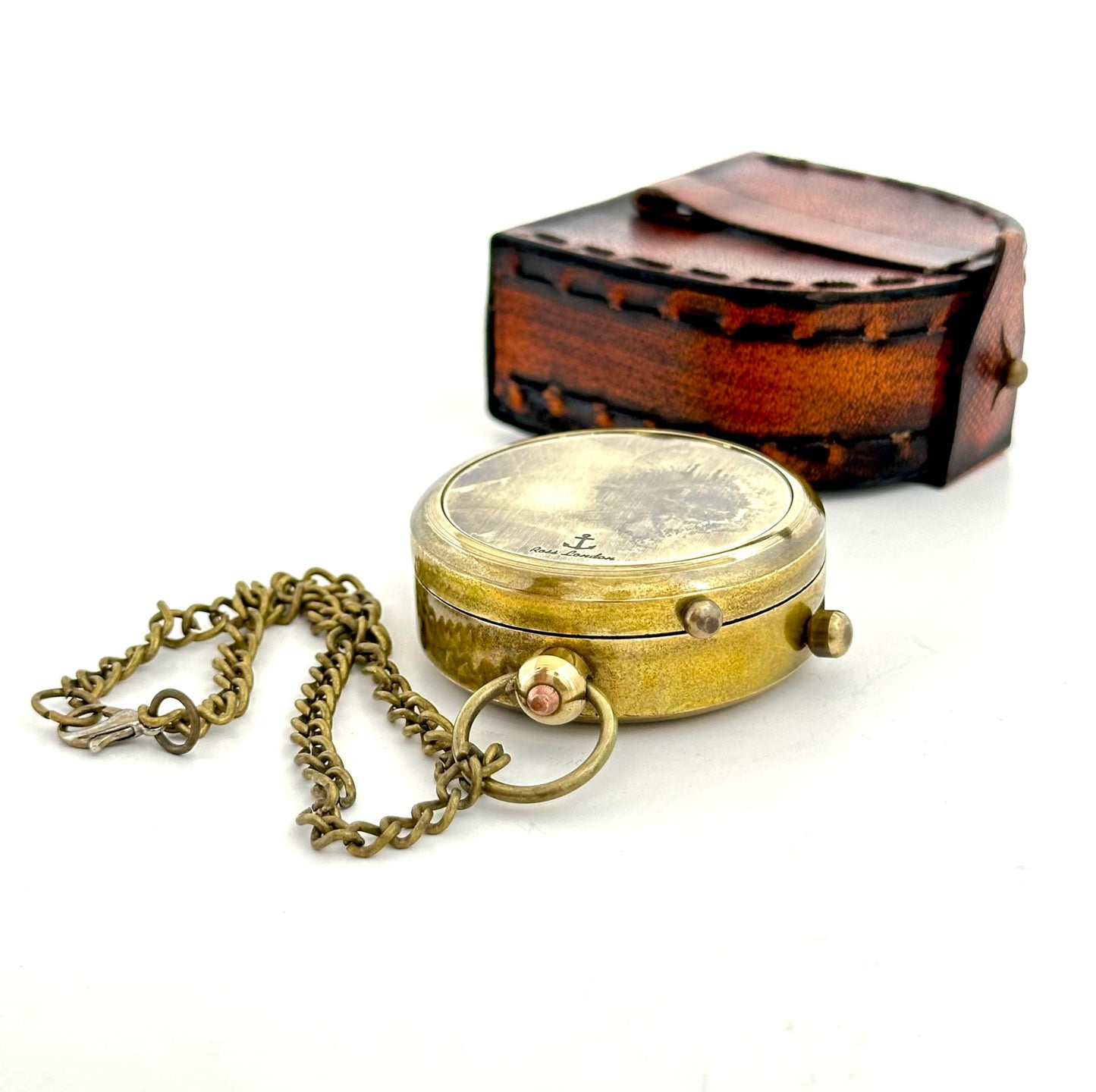 Faith Compass – Inspirational Gift for Men & Boys | Christian Baptism, Communion, Confirmation, or Graduation Present | “Faith is The Light That Guides You” Engraved | Leather Box