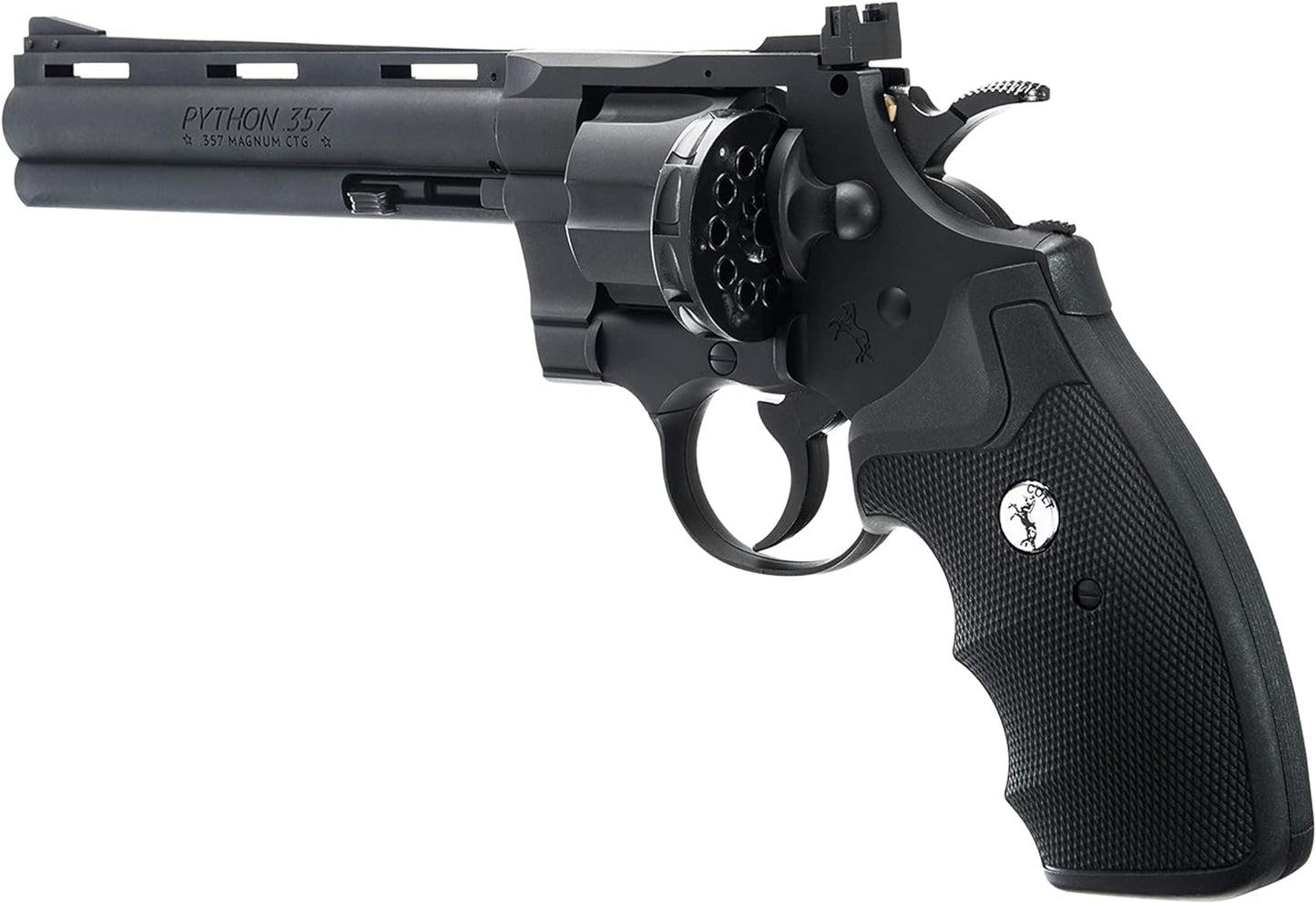 Umarex Colt 6" Python .357 Caliber Steel BB C02 Air Pistol, Powdered Black