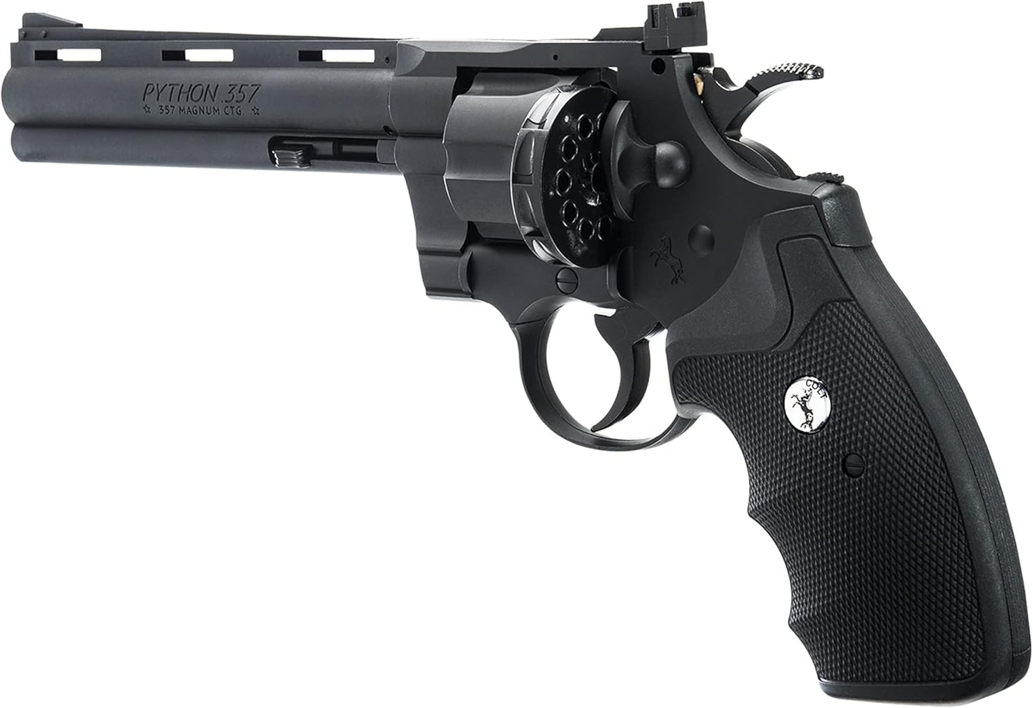 Umarex Colt Python .357 Steel BB Air Pistol - 6 Inch, Black CO2