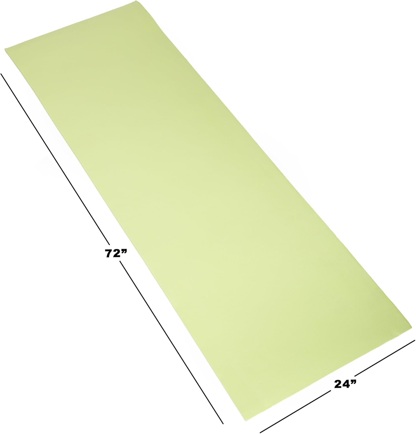 Sleeping Pad, Lightweight Non Slip Foam Mat with Carry Strap by Wakeman Outdoors (Thick Mattress for Camping, Hiking, Yoga and Backpacking) (Green) , 72 inches (L) x 24 inches (w) x 0.50 inch (H)