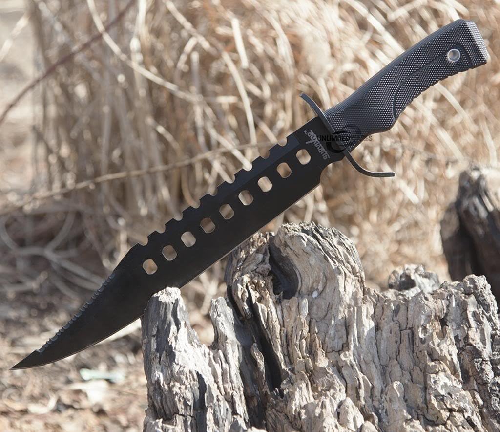 Snake Eye Tactical Fix Blade Rambo Style Survival Hunting Knife
