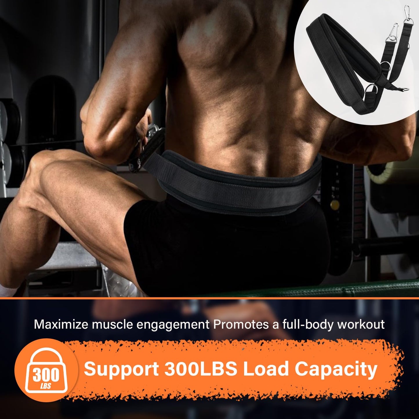 ArrogantF Adjustable Leg Press Rowing Belt Strap Compatible with Bowflex PR1000 Gyms Gym Accessories, Leg Press Attachment Also Fit for Ultimate 2 Blaze Elite Sport, Blaze, Sport Gym