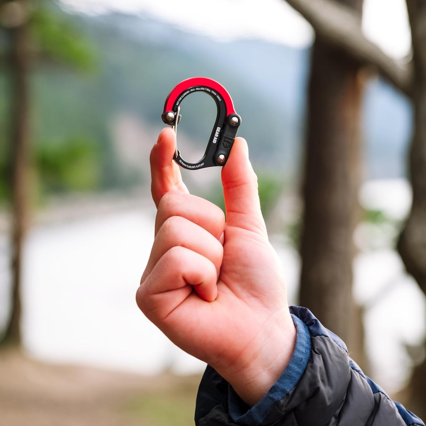 GEAR AID HEROCLIP (Mini) Carabiner Gear Clip and Hook, for Hanging Bags, Purses, Lanterns, Strollers, Tools, Helmets, Water Bottles, and More