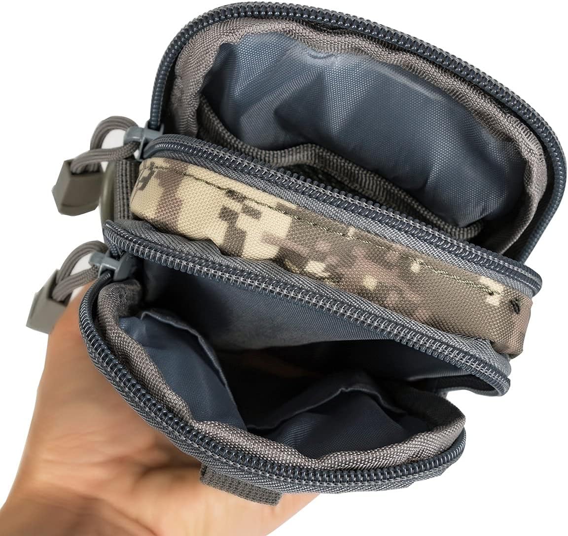 IronSeals Tactical Molle Phone Pouch Compact Utility Belt Waist Bag with Shoulder Strap for iPhone 14 Plus/14 Pro Max/14 Pro/14/13 Pro Max/13/12 Pro
