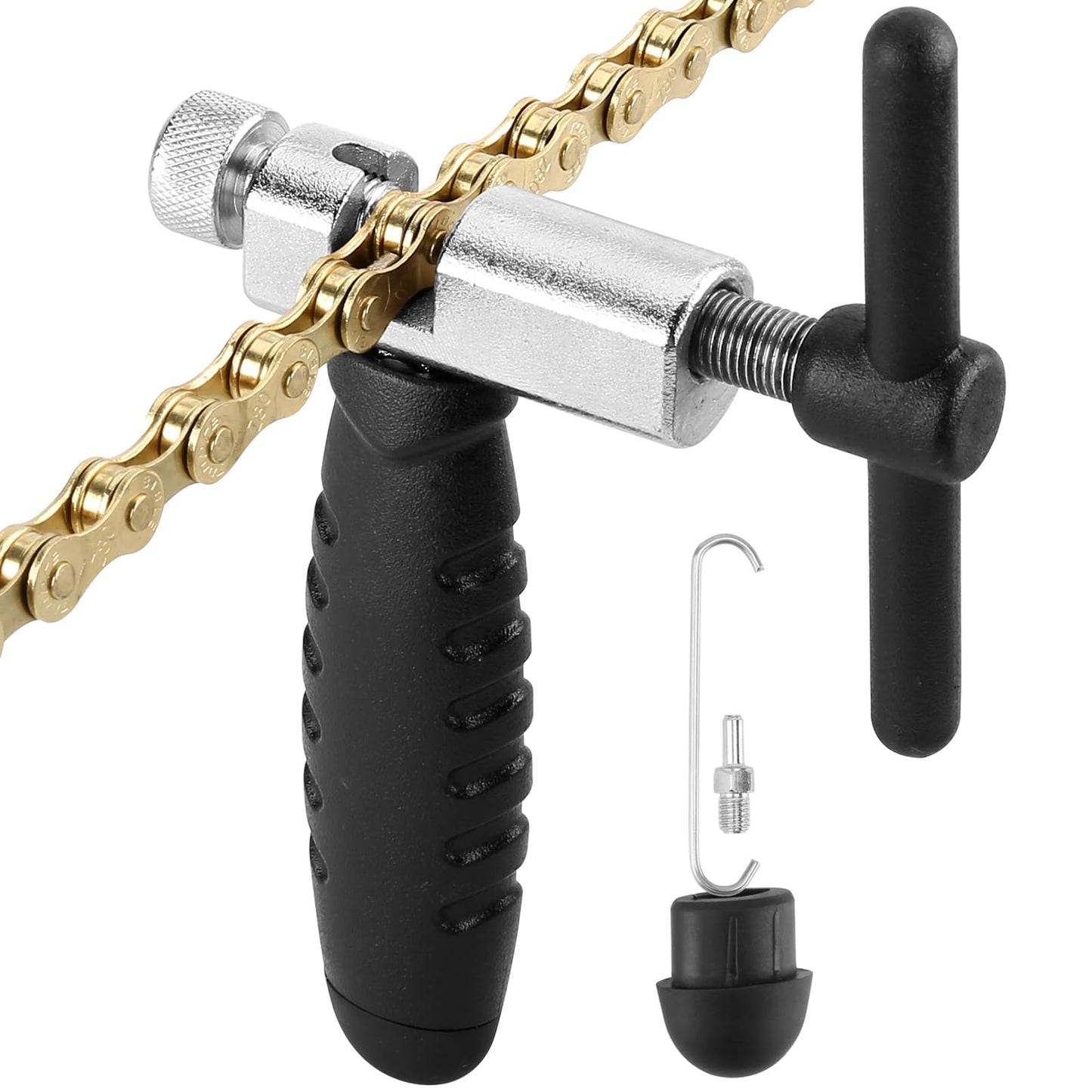 A AKRAF Professional Bike Chain Tool, Bicycle Chain Breaker - Easy Chain Cutter Removal for Rusty Chains, Compatible with 7 8 9 10 11 12 Speed Links for Road Mountain Bicycle